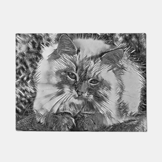 TierArtBW_Cat_07 Fußmatte (Vorderseite)