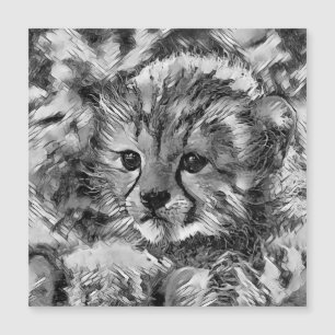 TierArtBW_Cheetah_001 Magnetkarte