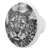 TierArtBW_Cheetah_002 Keramikknauf (Rechts)