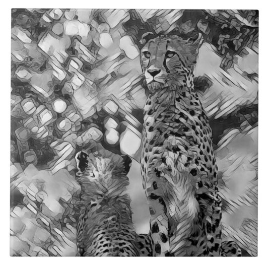 TierArtBW_Cheetah_008 Fliese (Vorderseite)