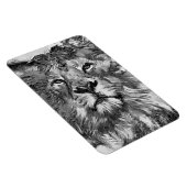 TierArtBW_Lion_003 Magnet (Rechte Seite)