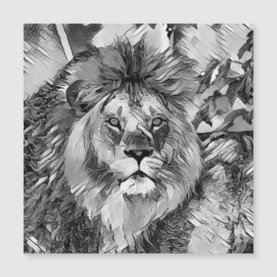 TierArtBW_Lion_008 Magnetkarte