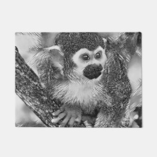 TierArtBW_Monkey_002 Fußmatte