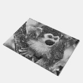 TierArtBW_Monkey_002 Fußmatte (Schrägansicht)