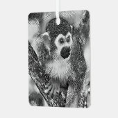 TierArtBW_Monkey_002 Ornament Aus Metall (Vorderseite links)