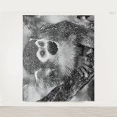 TierArtBW_Monkey_002 Wandteppich (Vorderseite)