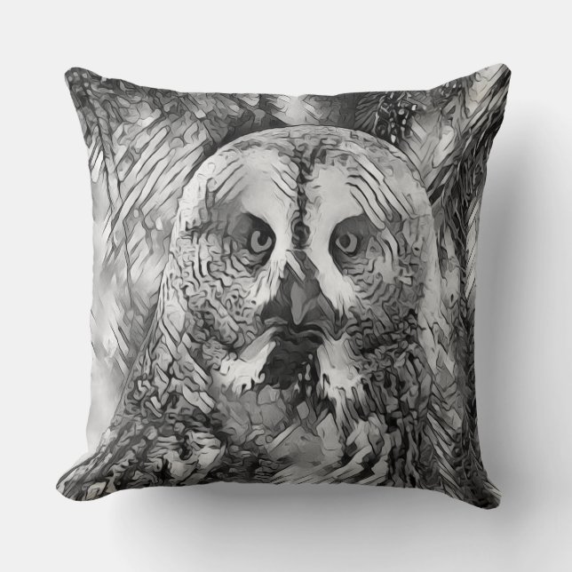 TierArtBW_Owl_001 Kissen (Vorderseite)