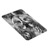TierArtBW_Owl_001 Magnet (Rechte Seite)
