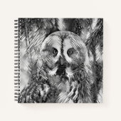 TierArtBW_Owl_001 Notizblock (Vorderseite)