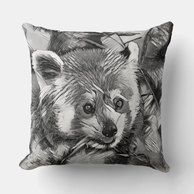 TierArtBW_RedPanda_003 Kissen (Vorderseite)