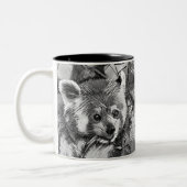 TierArtBW_RedPanda_003 Zweifarbige Tasse (Links)