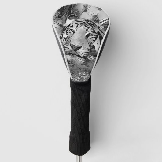 TierArtBW_Tiger_002 Golf Headcover (Vorderseite)