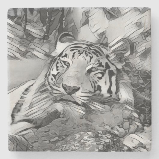 TierArtBW_Tiger_002 Steinuntersetzer (Vorderseite)