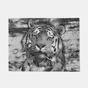 TierArtBW_Tiger_004 Fußmatte