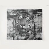 TierArtBW_Tiger_004 Wandteppich (Vorderseite (Horizontal))
