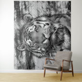 TierArtBW_Tiger_004 Wandteppich (Beispiel)