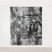 TierArtBW_Tiger_004 Wandteppich (Vorderseite)