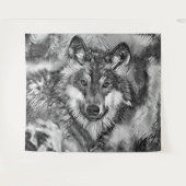 TierArtBW_Wolf_001 Wandteppich (Vorderseite (Horizontal))