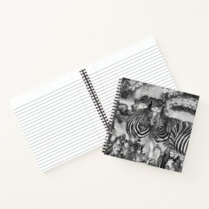 TierArtBW_Zebra_012 Notizblock