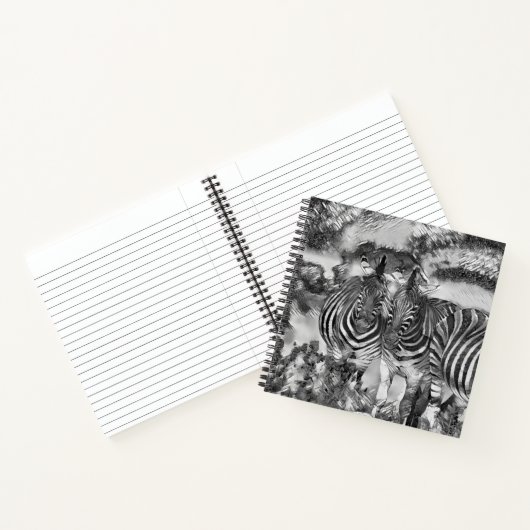 TierArtBW_Zebra_012 Notizblock (Innenseite)