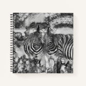 TierArtBW_Zebra_012 Notizblock (Vorderseite)