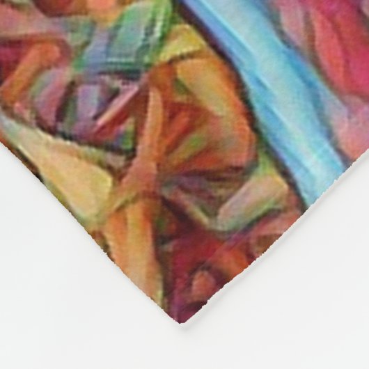 TierArtStudio- flippiges Ferkel Fleecedecke (Ecke)