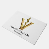 Tierarzneimittel Asclepius Elegant Gold V Fußmatte (Schrägansicht)