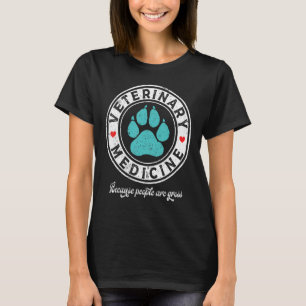 Tierarzneimittel in Schwierigkeiten, weil Menschen T-Shirt