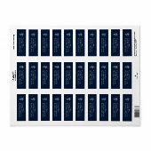 Tierarzt Abschluss Navy Blau Silber (Vorne)