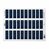 Tierarzt-Abschluss Navyblau Gold (Vorne)