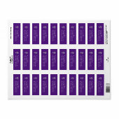 Tierarzt-Abschluss Purpur Silber (Vorne)