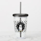 Tierarzt Alt Englisch Schafhund Grau 1 Niedlicher Acryltrinkbecher (Vorderseite)