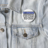 Tierarzt... arbeitet für Bier Button (Beispiel)
