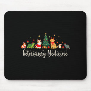 Tierarzt-Assistent Tier Weihnachten Xmas Stimmung Mousepad
