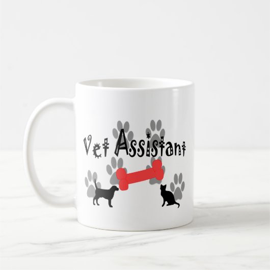 Tierarzt-Assistenten-Geschenke Kaffeetasse (Links)