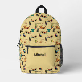 Tierarzt bedruckter rucksack
