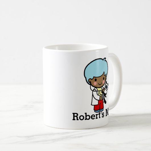 Tierarzt bei Kitty Cat Kaffeetasse (VorderseiteRechts)