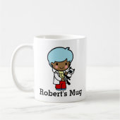 Tierarzt bei Kitty Cat Kaffeetasse (Links)