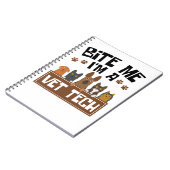 Tierarzt Bite Me Ich bin Tierärztin Notizblock (Linke Seite)