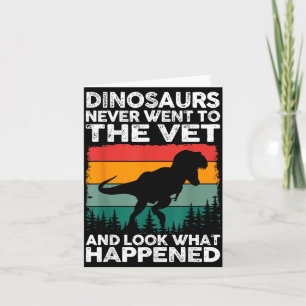 Tierarzt Dinosaurier Lustiger Tierarzt Leben Tierr Karte