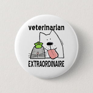 Tierarzt Extraordinaire Button