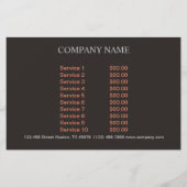 Tierarzt für niedliche Hundin/WELLNESS-CENTER Flyer (Hinten)