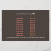 Tierarzt für niedliche Hundin/WELLNESS-CENTER Flyer (Hinten)