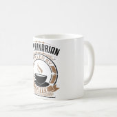 Tierarzt getankt durch Kaffee Kaffeetasse (VorderseiteRechts)