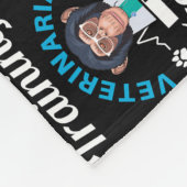 Tierarzt in der Ausbildung Tierarzt Fleecedecke (Ecke)