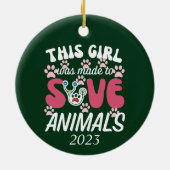 Tierarzt Keramik Ornament (Hinten)