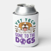 Tierarzt Leben für Hunde Dosenkühler (Kanne Vorderseite)