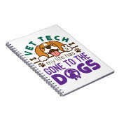 Tierarzt Leben für Hunde Notizblock (Rechte Seite)