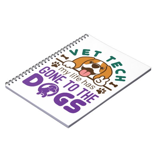 Tierarzt Leben für Hunde Notizblock (Linke Seite)