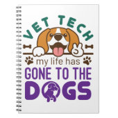 Tierarzt Leben für Hunde Notizblock (Vorderseite)